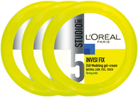 L'Oréal Studio Line Invisi'Fix Invisi Fix 24H Clean Modeling Gel-Cream - 150 ml x 3