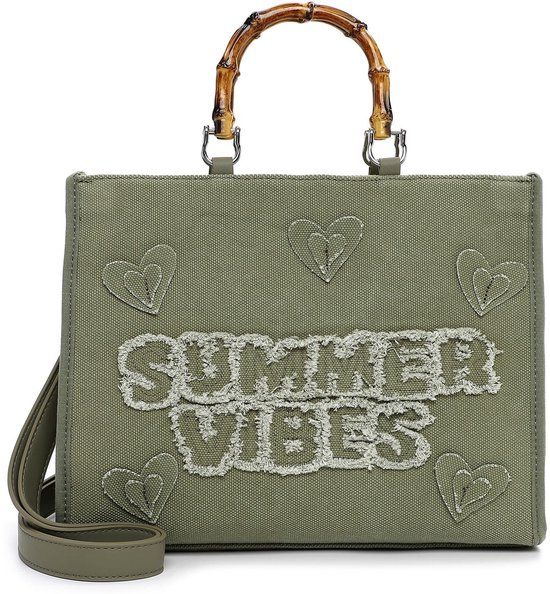 EMILY & NOAH Shopper E&N Joelle Dames Handtas Khaki