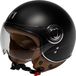 NOX Design Scooterhelm - Matzwart - Maat L