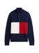 Tommy Hilfiger Trui donkerblauw / vuurrood / wit