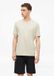 s.Oliver - T-shirt à col en V - Beige - Homme - Taille XL