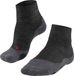 FALKE TK2 Short anti-blaar dik wol functioneel materiaal wandelsokken dames grijs - maat 41-42