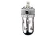 Mistolie, RIEGLER Mistolie, standaard met polycarbonaathouder en beschermmand, BG 1, G 1/4, PE max. 16 bar, medium omgevingstemperatuur. Maximale 60 graden Celsius.