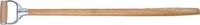 Holland Animal Care Excellent Steel YD - 95cm - gebogen - Houten bezemsteel - Steel met D grip - Losse steel - Schop
