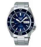 Seiko 5 Sports Herenhorloge SRPK97K1 Analoog Staal Zilverkleurig Blauw