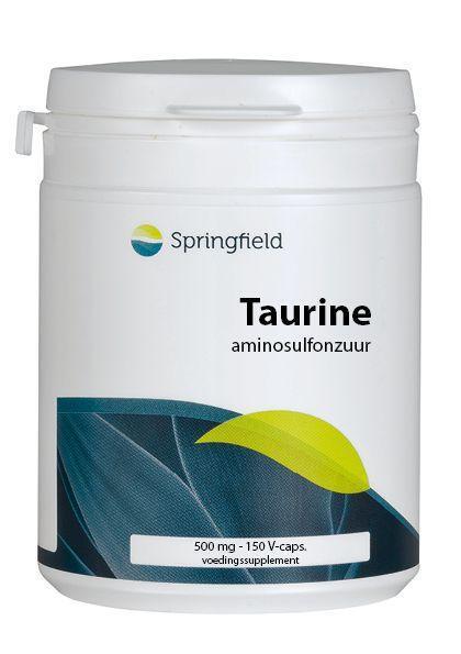 Springfield Taurine 500mg Capsules