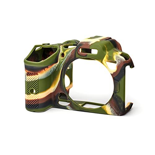 easyCover camera case Silicone Protection for Canon R7 (Camouflage)