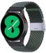 By Qubix - Braided nylon bandje - Donkergroen - 46mm