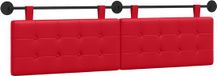 vidaXL - Hangend hoofdbord - Kunstleer - Rood
