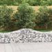 Maison Exclusive - Gabions avec arc haut 11 pcs. 200x50x40/60 cm fer galvanisé