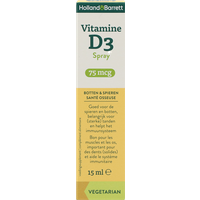Holland & Barrett Vitamine D3 Spray 75 mcg - 15ml