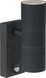 Lucide Arne LED Wandlamp Zwart met Bewegingssensor M - 5411212143877