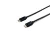 Equip USB-C 2.0 naar USB-C kabel, 3A, PD 60W, 0,50m, zwart, snellaadkabel