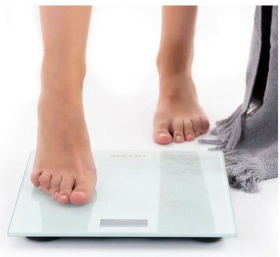 Dcook Digitale Personenweegschaal - Plastic - Batterijen inbegrepen