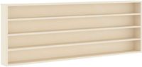 vidaXL Wanddisplaykast Beige Hout 100 x 8,5 x 36 cm