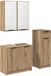 vidaXL - Meuble de salle de bain - Set - 3 - pièces - Artisan - Chêne - 64,5 x 33,5 x 59 cm