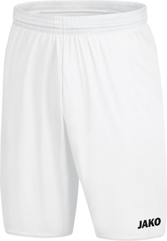 JAKO Short Manchester 2.0 Sportbroek - Maat 128 - Jongens - wit