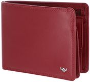 Golden Head Polo RFID Protect Billfold 1364 Red Leather Wallet