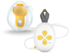 Medela Solo Hands-Free borstkolf - Enkele elektrische handsfree borstkolf - Draagbaar - Transparant/Geel - Inclusief oplaadbare accu