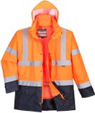 Portwest Hi-Vis Executive 5-in-1 Jack S768 - Oranje/Marine - XS