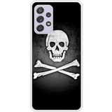 Samsung Bedrukt siliconen hoesje compatibel met Galaxy A72 4G Drapeau Pirate