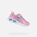 GEOX ASSISTER MEISJES Sneakers - ROZE/LICHTBLAUW - Maat 29