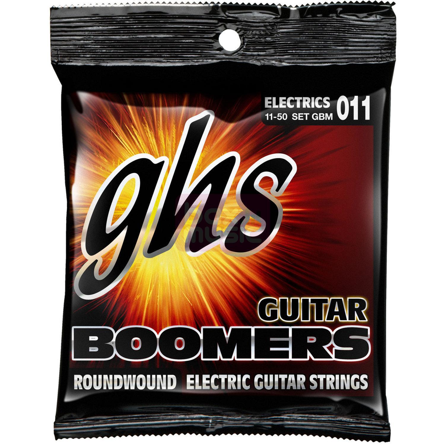 GHS GBM Boomers medium snarenset voor elektrische gitaar