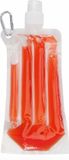 Merkloos / Sans marque Makito Western Europe (mkto) Drinkfles / waterfles bidon Opvouwbaar - rood - navulbaar - met koelelement - 400 ml - festival/outdoor