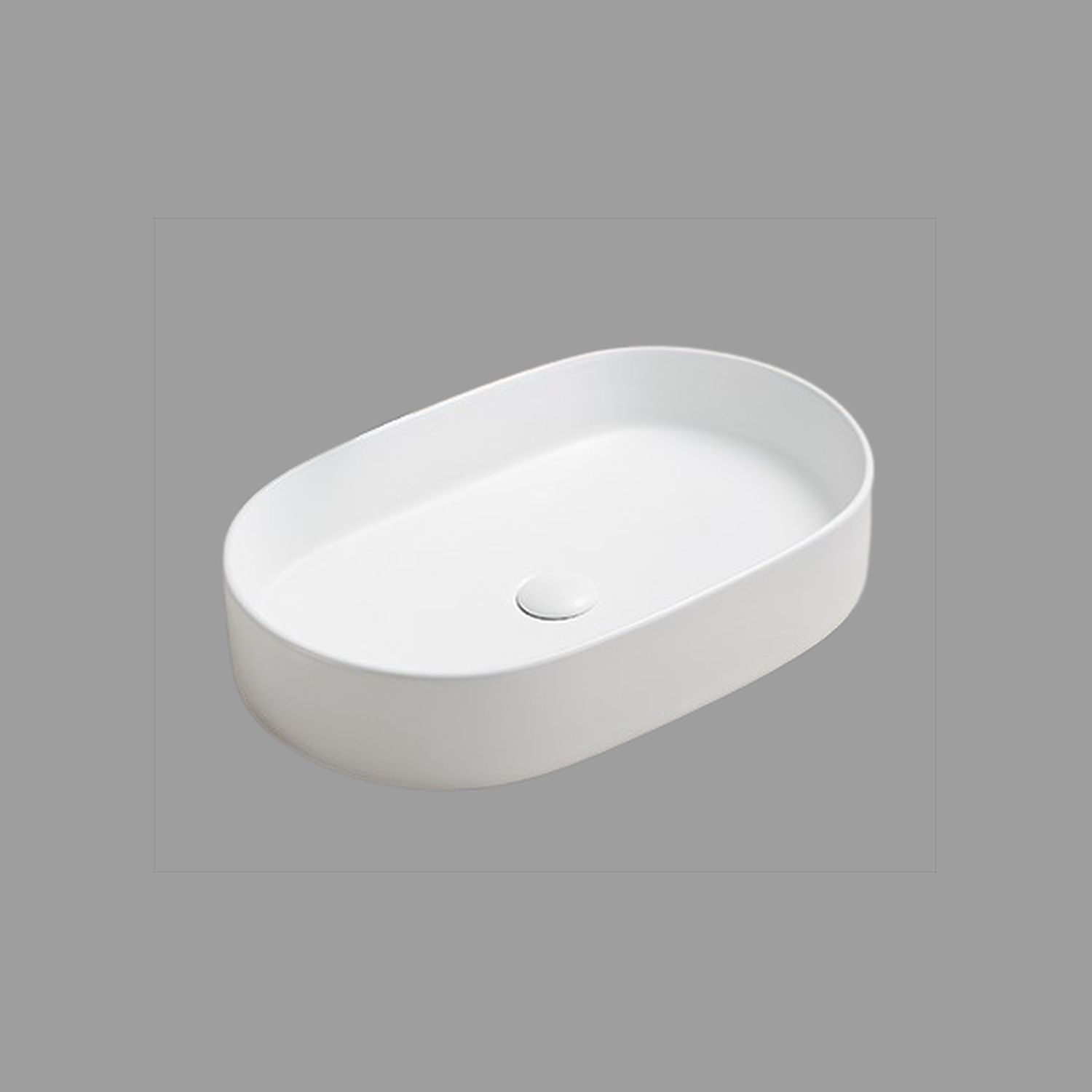 Sanilux Opus Waskom - Keramiek - Mat Wit - Extra Dunne Rand