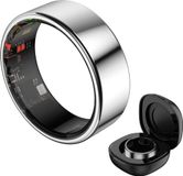 Haale HAALE II Smart Ring met Oplaadcase - Silver - Size 7