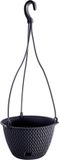 Prosperplast Bloempot hangend - antraciet - kunststof - 27 cm