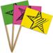 Folat Neon Party prikkers - 36 stuks