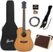 Fazley Delora CE Guitare électro-acoustique - Bois