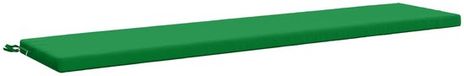 vidaXL Bankkussen SOEST 100% Polyester Groen 200 x 40 x 5 cm