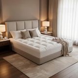Surmatelas 10 cm microfibre hypoallergénique 120x190 cm