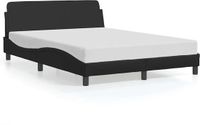 vidaXL Bedframe "Dover" Kunstleer Zwart 120x200 cm