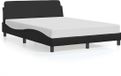 vidaXL Bedframe "Dover" Kunstleer Zwart 120x200 cm