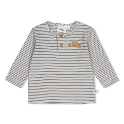 Feetje longsleeve Breakfast Buddy - blauw/ecru