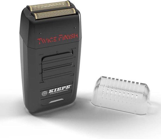KIEPE Professional KIEPE TWICE FINISH Shaver - Zwart - Elektrisch scheerapparaat voor mannen