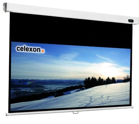 Celexon Projectiescherm 16:9 220cm Breed 124cm Hoog Zwart/Wit