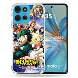Cokitec Motorola G75 5G Manga My Hero Academia Poster Versterkte hoes