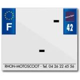 Top Plaq Blanco PVC nummerplaatstrip Top Plaq 42