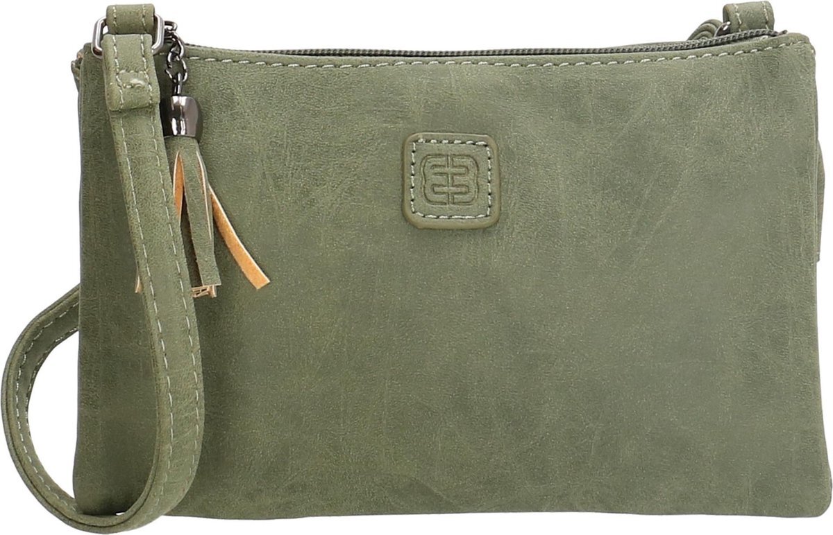 Enrico Benetti Toulouse 66181 Schoudertas crossbody tas - olijf groen