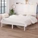 Maison Exclusive - Lit en bois massif, blanc, pin, 140x190 cm