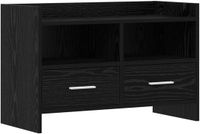 vidaXL TV-kast 71,5 x 33 x 47 cm Zwart eiken Bewerkt hout