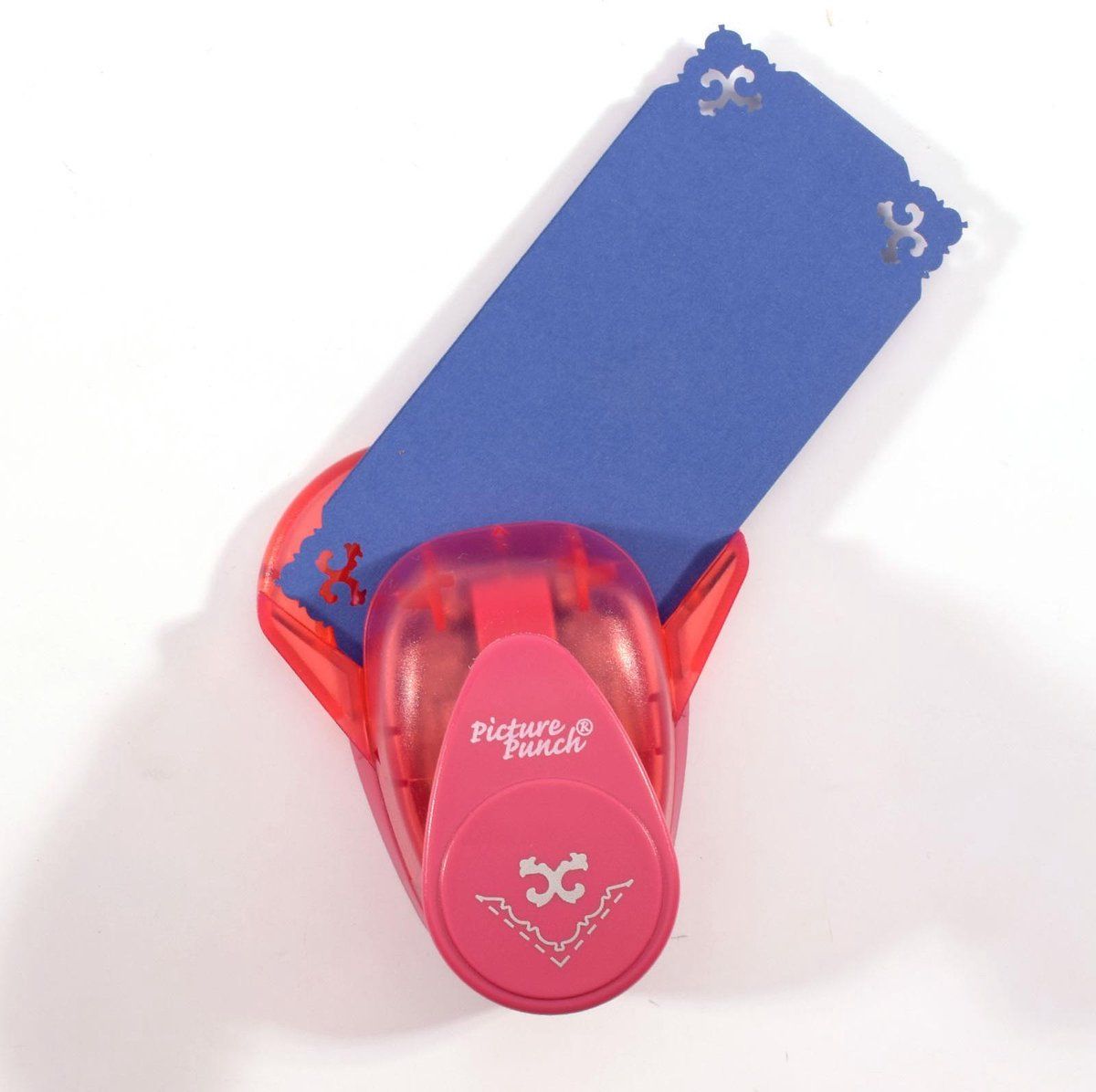 Vaessen Creative Hoekpons - krul medium - wit