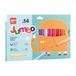 APLI 20623 Jumbo-marker, 14 viltstiften met extra dikke punt | Ergonomisch ontwerp voor creatieve eerste activiteiten, vrij van giftige stoffen en allergenen, wasbaar