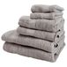 Set van 6 badhanddoeken: 2 handdoeken 30 x 50; 2 washandjes 50 x 90; 2 badhanddoeken 70 x 140 cm 450 g/m2, 100% katoen