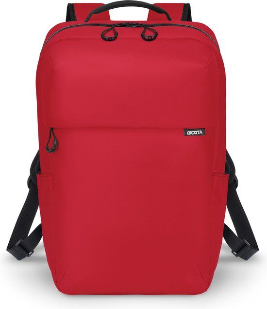 DICOTA D32121-RPET rugzak Casual rugzak Rood Polyester, Gerecycleerd polyethyleentereftalaat (rPET)