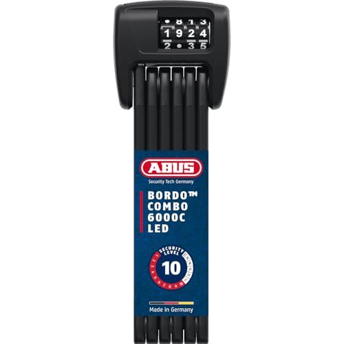 ABUS Vouwslot Bordo 6000C LED met SH-slothouder, 90 cm